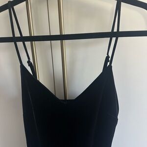 FOREVER 21 Black Velvet Dress